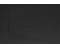 Extraflache Rechteck-Duschwanne Schulte DWM-Tec 80x120x3.2 cm anthrazit matt