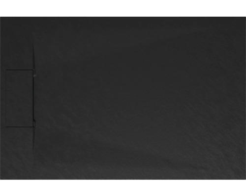 Extraflache Rechteck-Duschwanne Schulte DWM-Tec 80x120x3.2 cm anthrazit matt