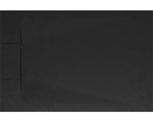 Extraflache Rechteck-Duschwanne Schulte DWM-Tec 80x120x3.2 cm anthrazit matt