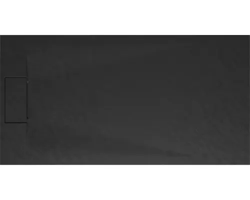 Extraflache Rechteck-Duschwanne Schulte DWM-Tec 80x160x3.2 cm anthrazit matt