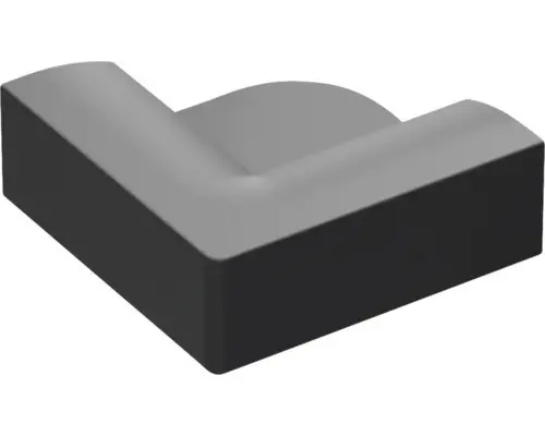 Außenecke Schulte Decodesign 18x18 mm schwarz