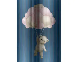 Akustikpaneel digital bedruckt Taddy 1 19x1693x2400 mm Set = 3 Einzelpaneele