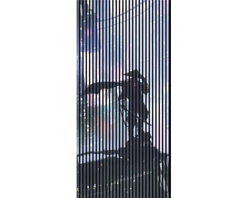 Akustikpaneel digital bedruckt Samurai 1 19x1133x2400 mm Set = 2 Einzelpaneele