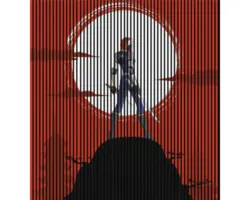 Akustikpaneel digital bedruckt Moonic 1 19x2253x2400 mm Set = 4 Einzelpaneele