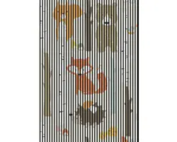 Akustikpaneel digital bedruckt Foxi 1 19x1693x2400 mm Set = 3 Einzelpaneele