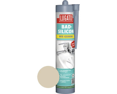 Lugato Bad-Silikon Wie Gummi bahamebeige 310 ml