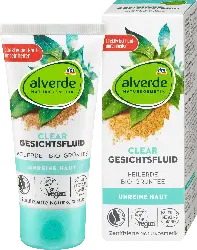 alverde NATURKOSMETIK Clear Gesichtsfluid