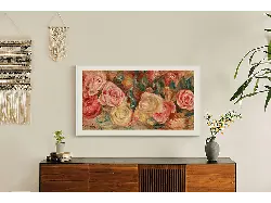 Samsung The Frame (2024) 75 Zoll QLED Smart-TV inklusive Slim Fit Wandhalterung; LED QLED TV