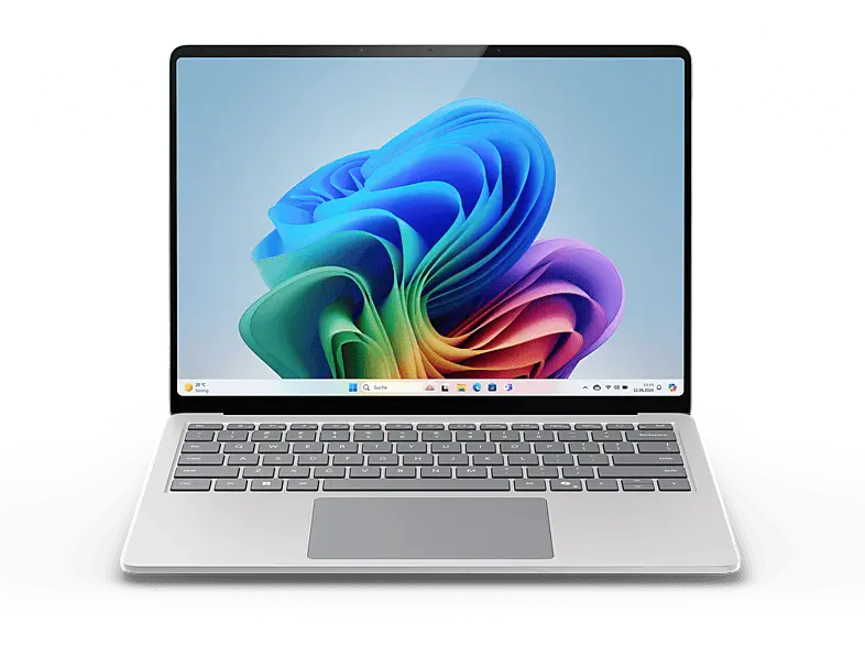 Microsoft Surface Laptop 7th Edition, Copilot+ PC, 13.8 Zoll, Qualcomm® Snapdragon® X Plus X1P-64-100, 16 GB RAM, 256 SSD, Windows 11 Home (64 Bit), Adreno™ Onboard Graphics, Platin