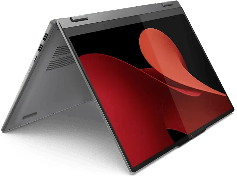 LENOVO IdeaPad 5 16AHP9 Convertible, 16 Zoll WUXGA Touchscreen, AMD Ryzen™ 8645HS Prozessor, GB RAM, 512 SSD, Radeon™ 760M, Windows 11 Home, Luna Grey