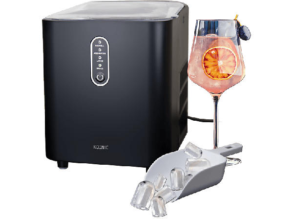 Koenic KIC 8124 B Eiswürfelbereiter (120 Watt, 1 l, Schwarz)