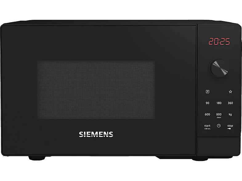 Siemens FF023LMB2 Mikrowelle (800 Watt, Freistehend, 20 l, Schwarz)