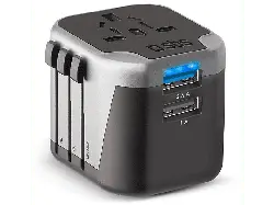 SBS 18795 Universal-Reiseadapter mit 2-fach USB-A