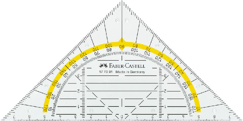 Faber-Castell Geometrie-Dreieck 14cm