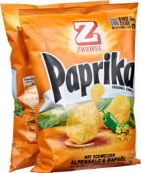 Zweifel Original Chips Paprika , 2 x 175 g