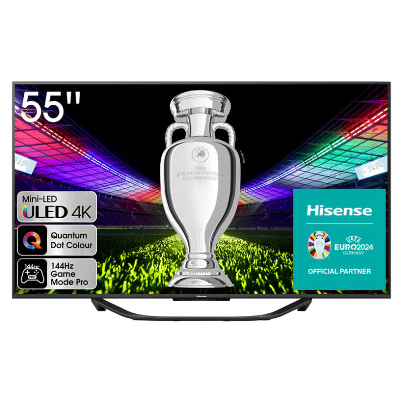 Телевизор HISENSE 55U7KQ 4K Ultra HD Mini LED SMART TV, VIDAA, 55.0 ", 139.0 см