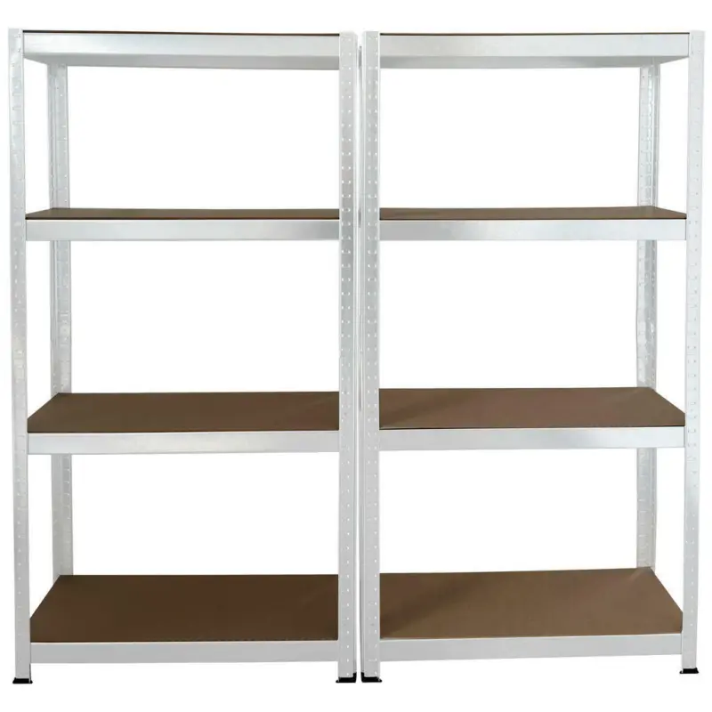 Schwerlaststeckregal 2er-Set