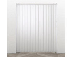 Soluna Lamellen-Set Plain weiss 40x260 cm