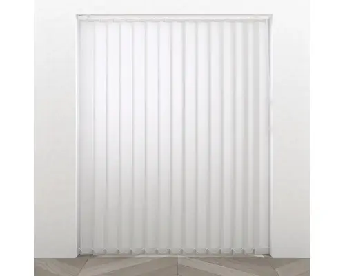 Soluna Lamellen-Set Plain weiss 40x260 cm