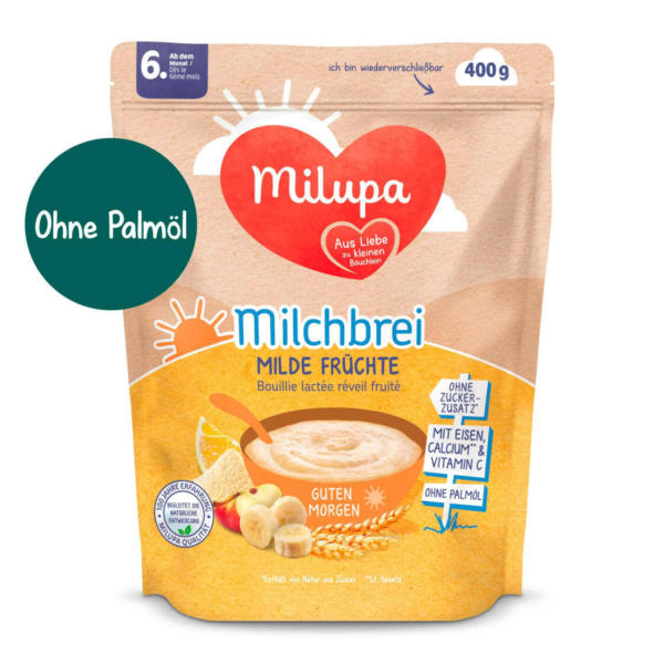 Milupa Milchbrei Milde Früchte Guten Morgen ab dem 6. Monat