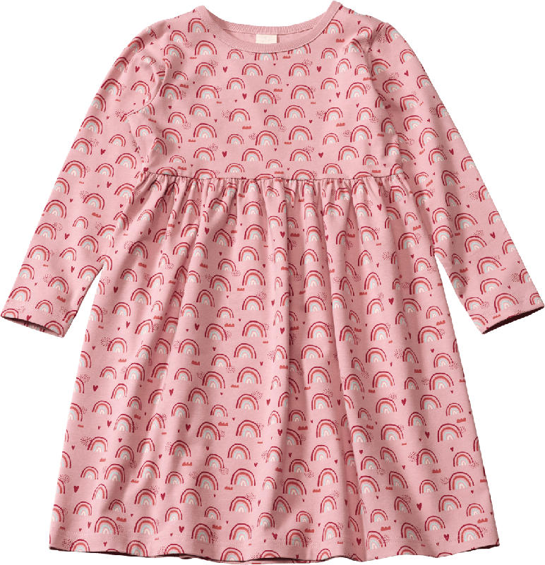 ALANA Kleid Pro Climate mit Regenbogen-Muster, rosa, Gr. 104