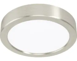 LED Deckenleuchte Fueva 1 Ø 170 x 45 mm 1-flammig 16 W 1200 lm 4000 K neutralweiß IP 20 nickel-matt