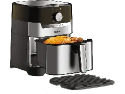 Tefal Easy Fry & Grill Classic+ EY501D Heißluftfritteuse (4,2 l, 1550 Watt, Silber)