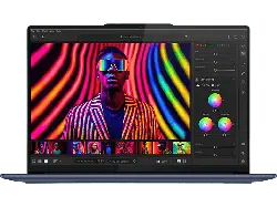 LENOVO Yoga Slim 7 14Q8X9 Copilot+ PC Notebook 14,5 Zoll, 3K, Qualcomm Snapdragon X Elite X1E-78-100, 32 GB RAM, 1000 SSD, Windows 11 Home, Adreno™ Onboard Graphics, Cosmic Blue
