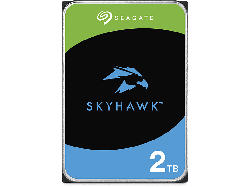 Seagate 2TB SkyHawk HDD Festplatte, CMR, Health Management, 3.5 Zoll SATA, 256MB Cache, +Rescue