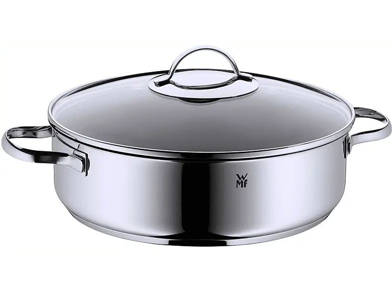 WMF 0761406380 Servierpfanne (Edelstahl, passend für alle Herdarten, 28 cm)