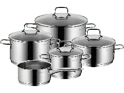 WMF 7116001811 Astoria Topf-Set (5tlg., alle Herdarten, Edelstahl, Cromargan&reg; Edelstahl rostfrei 18/10)