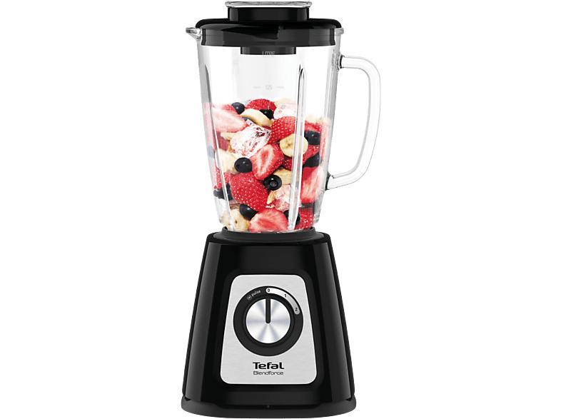 Tefal BL4358 Blendforce 2 Standmixer (Schwarz, 600 Watt, 1.75 l)