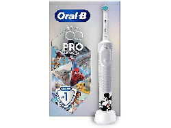 Oral-B Vitality Pro 103 Kids Disney 100 Jahre Special Edition, Elektrische Kinderzahnbürste ab 3 Jahren Weiß