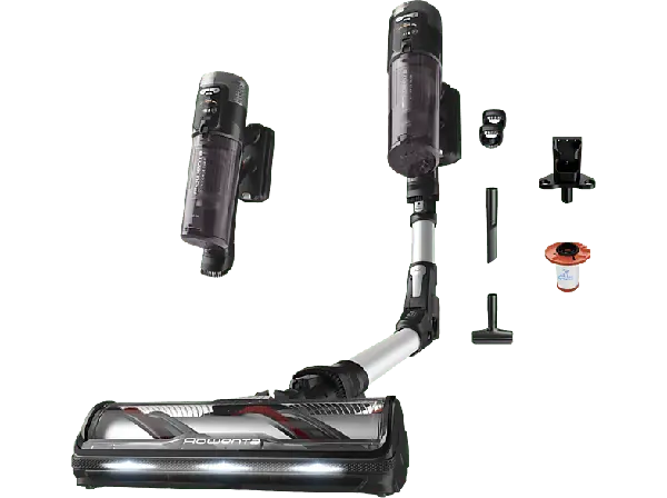 Rowenta RH9A36 X-Force Flex 13.60 Akku Staubsauger (0,65 l, Akkulaufzeit: bis zu 60 Minuten, Schwarz/Lila)