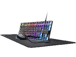 Trust GXT 793 3in1 Gaming Set mit Tastatur, Maus und XXL Mauspad