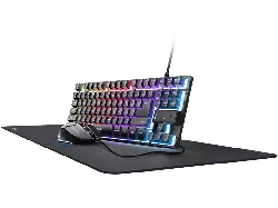 TRUST GXT 793 3in1 Gaming Set mit Tastatur, Maus und XXL Mauspad