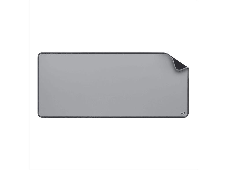 Logitech Mauspad Desk Mat - Studio Series, 700x300mm, 2mm Stärke, Mittelgrau