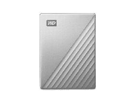 Western Digital 1TB WD My Passport Ultra externe Festplatte, (mobiler Speicher) Kompatibel mit PC, Xbox, PS4 und PS5 Silber