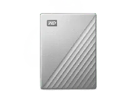 Western Digital 1TB WD My Passport Ultra externe Festplatte, (mobiler Speicher) Kompatibel mit PC, Xbox, PS4 und PS5 Silber