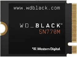 Western Digital 500 GB WD_black SN770M NVMe SSD Festplatte, Intern, R5000/W4000, PCIe 4.0 NVMe, Schwarz