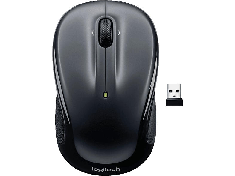 LOGITECH M325s Kabellose Maus, USB-Empfänger, Dunkelgrau