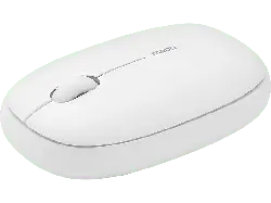 RAPOO M660 Silent Maus, Bluetooth 5.0, 1300 dpi, 3-Tasten, USB 3.0, Wei&szlig;
