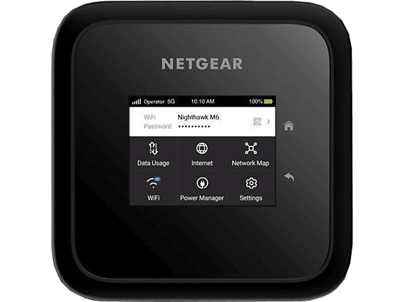 Netgear Nighthawk M6 WLAN-Router, LTE-A / 5G NR, WiFi 6, 2.5Gbps, Nano-SIM, Schwarz