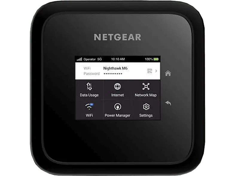 NETGEar Nighthawk M6 WLAN-Router, LTE-A / 5G NR, WiFi 6, 2.5Gbps, Nano-SIM, Schwarz