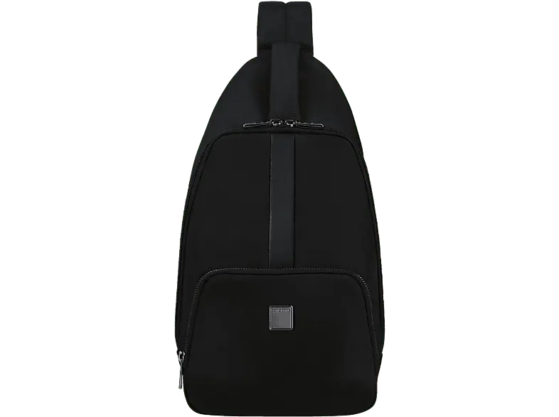 SAMSONITE Sacksquare Sling Bag, 4.5 Liter, Größe M, Recyceltes Polyesther, Schwarz