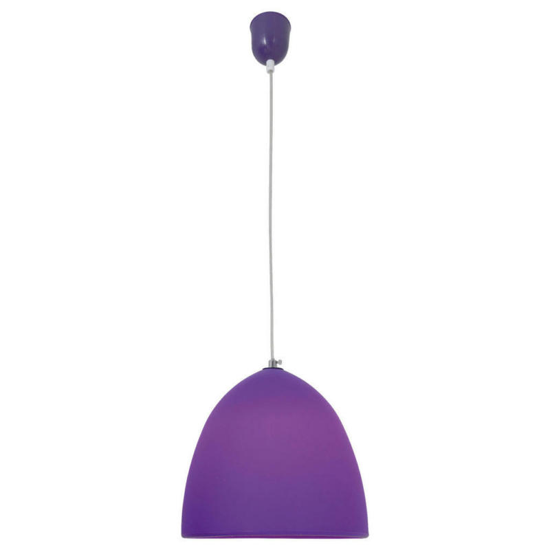 Näve Leuchten Pendelleuchte 6063524 violett Kunststoff B/H/T: ca. 25x110,8x25 cm E27 1 Brennstellen