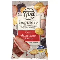 Snack aus Weizenbrot mit Bratengeschmack