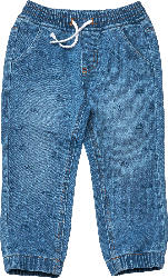 ALANA Jeans mit Auto-Muster & weitem Schnitt, blau, Gr. 104