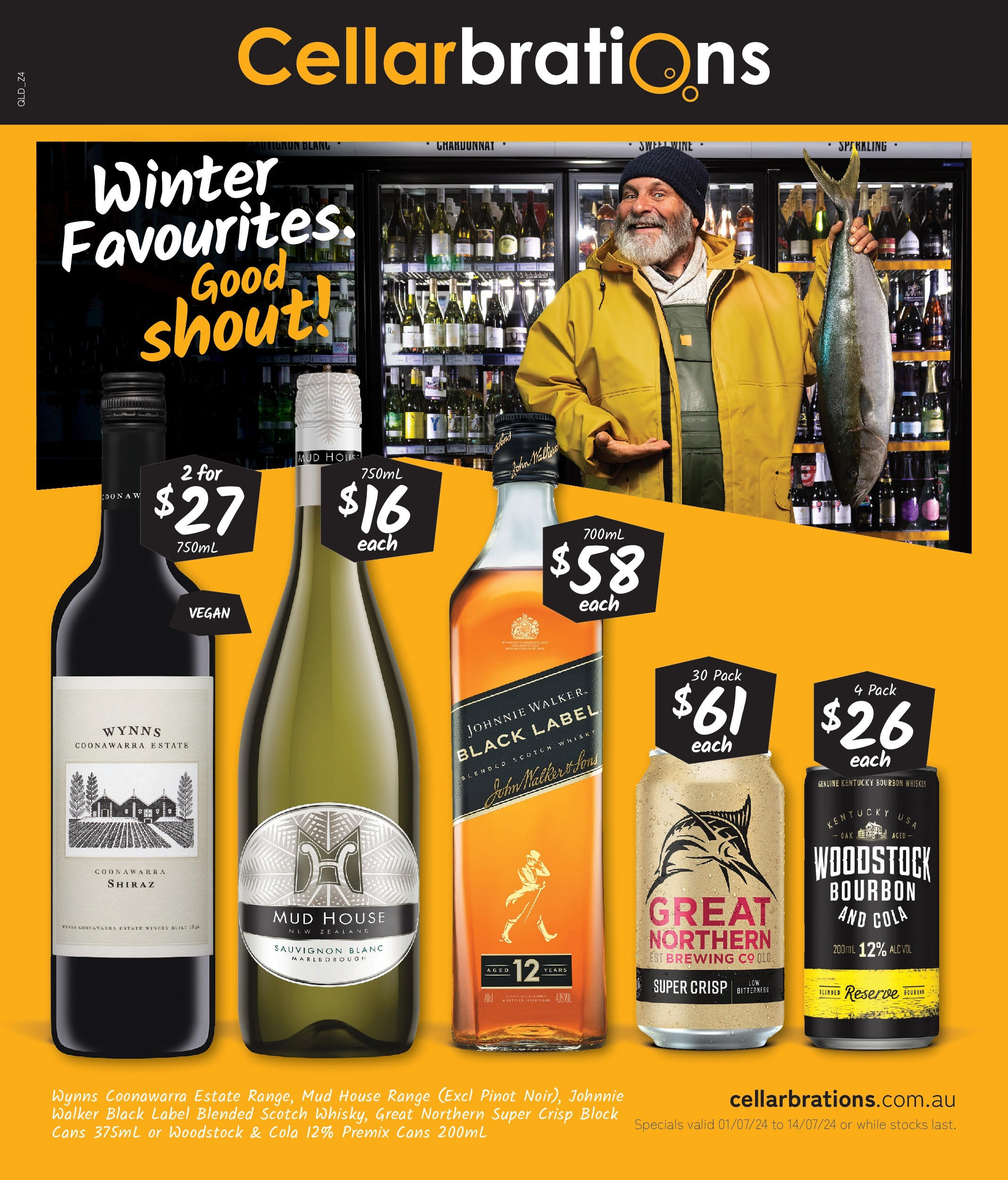 Cellarbrations Catalogue Roma, Miles, Longreach, Malanda, Mount Isa - 01/07/2024 > weekly / monthly specials | Page: 1