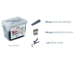 Fliesen-Nivellierset Dakota Two Level 1,5 mm